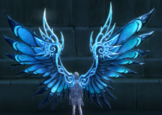 Legendary Wings of War of the Cold Blue Flame